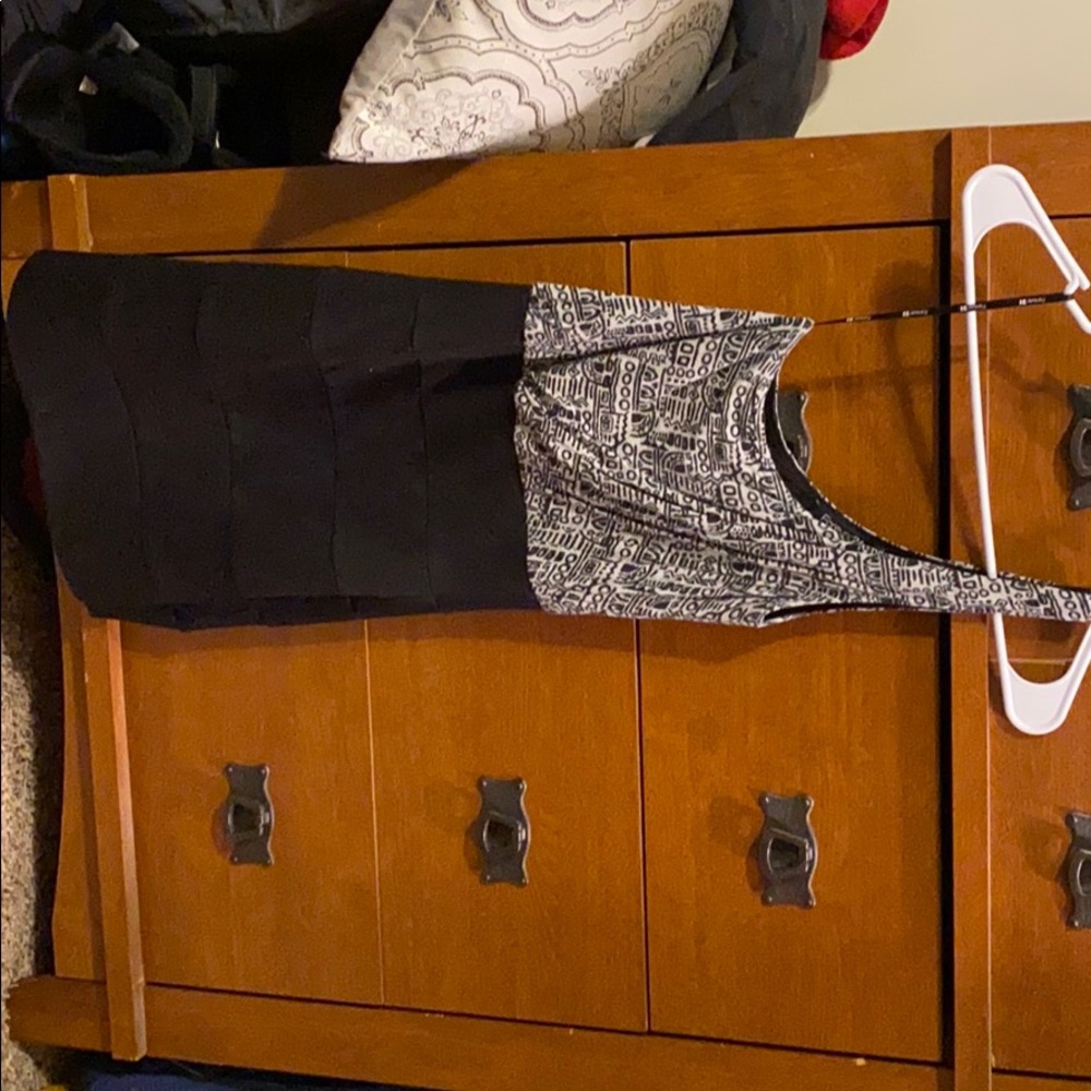 Forever21 Aztec One Shoulder Formal Dress